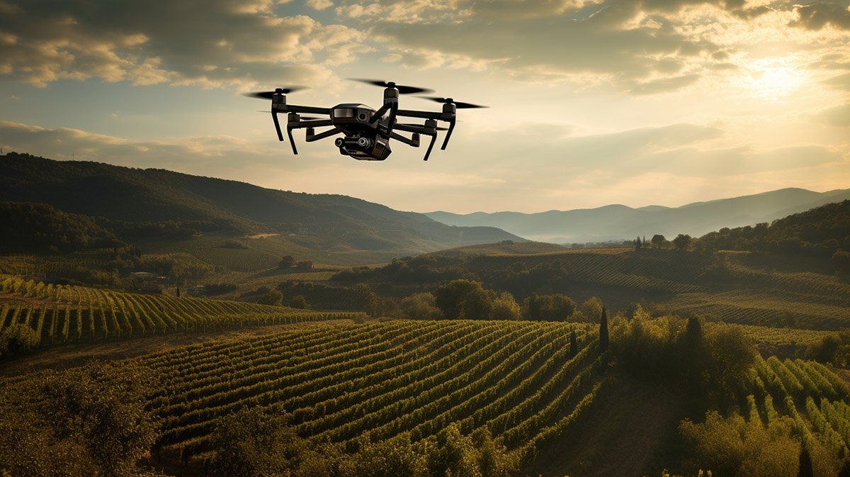 drones en la agricultura