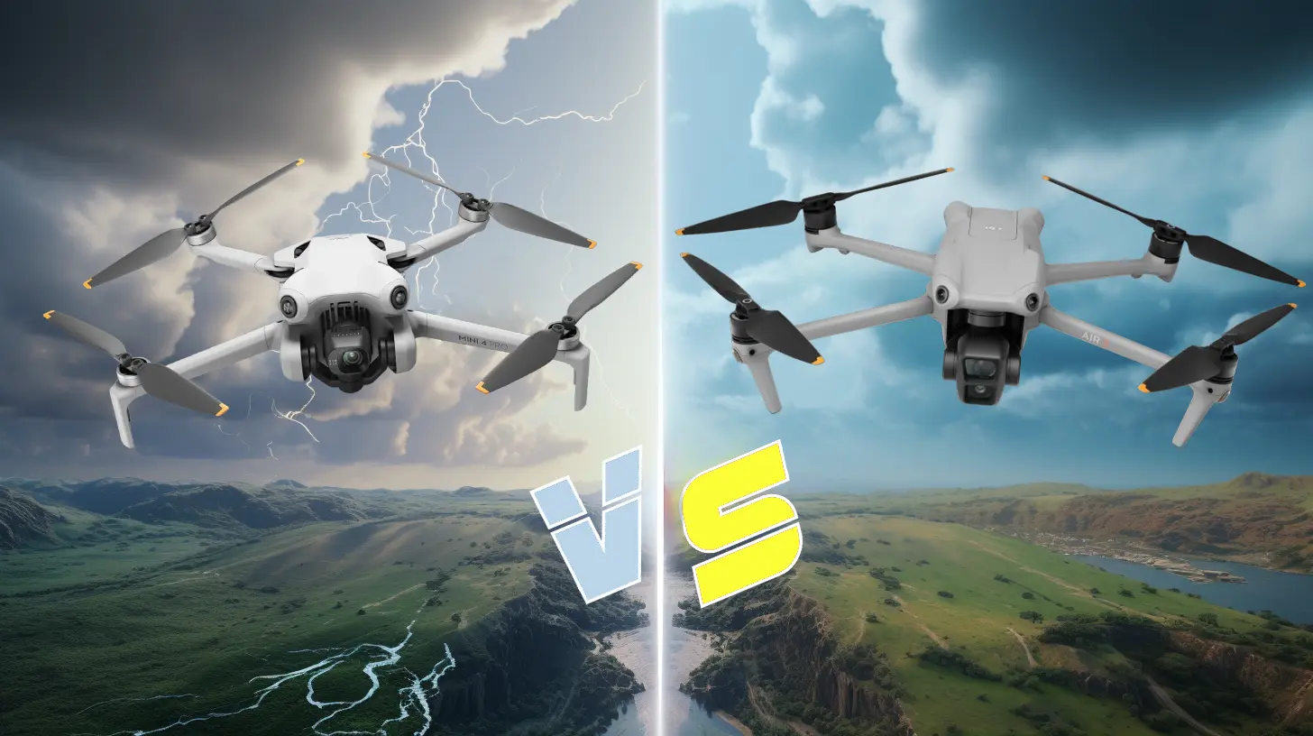 dji mini 4 pro vs dji air 3 copia